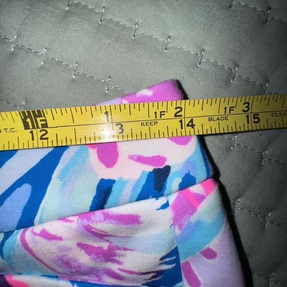 Lilly Pulitzer Kelly Knit Skinny Ankle Pants Mr Peacock Tweethearts SIZE 0 EUC - Picture 8 of 11
